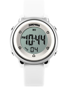 SKMEI Dětské digitální hodinky bílé SK-1100-W