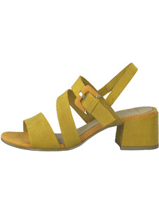 Pohodlné žluté sandály Marco Tozzi 28219-26