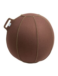 Hnědý sedací / gymnastický míč VLUV VELT Ø 75 cm