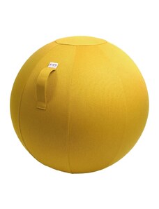 Hořčicově žlutý sedací / gymnastický míč VLUV LEIV Ø 65 cm