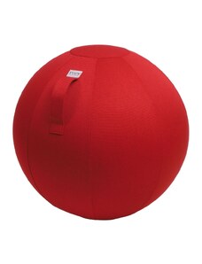 Červený sedací / gymnastický míč VLUV LEIV Ø 65 cm