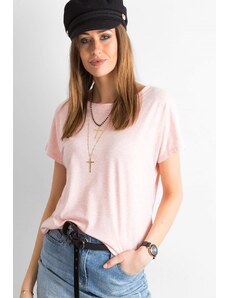 BASIC FEEL GOOD Růžové dámské tričko