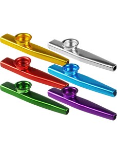 Sada 6 ks Kazoo - Červené, fialové, modré, stříbrné, zelené, zlaté