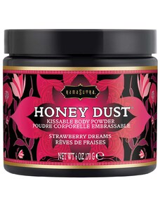 Kama Sutra Slíbatelný tělový pudr KamaSutra Honey Dust Strawberry Dreams, 170 g