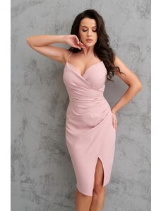 Asymetrické šaty Lauren, růžové