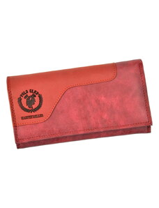 Červená kožená peněženka Harvey Miller 1743 895