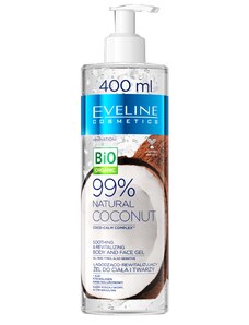 Eveline cosmetics KOKOS Zklidňující a revitalizační tělo/obličej gel 400 ml