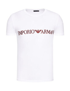 EMPORIO ARMANI pánské bílé tričko