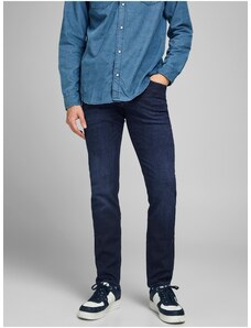 Tmavě modré slim fit džíny Jack & Jones Glenn - Pánské