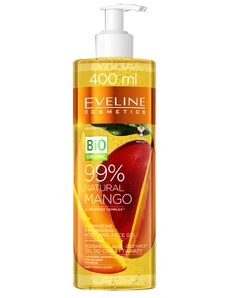 Eveline cosmetics Natural Mango Rozjasňující-výživný gel na tvář i tělo 400 ml