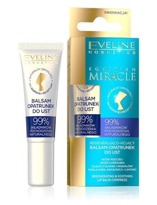 Eveline cosmetics Egyptian Miracle Regenerační a uklidňující balzám na rty 12 ml