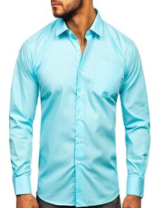 DL_SK Modrá pánská košile