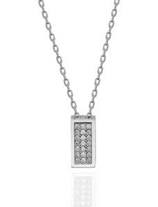 OLIVIE Stříbrný náhrdelník se Swarovski krystaly 2324