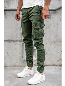 DL_SK Zelené pánské kalhoty