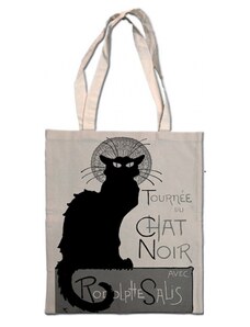 Bavlněná nákupní taška černý kocour Le Chat noir