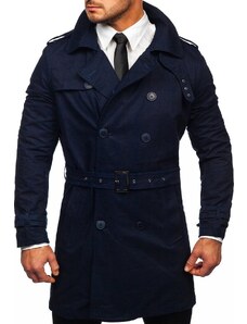 DL Modrý pánský kabát