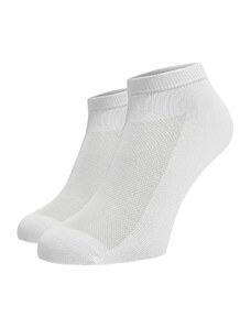Benami Sportovní ponožky s žebrováním bílé