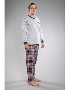 Haillo Fashion Pánské pyžamo dlouhý rukáv Vašek