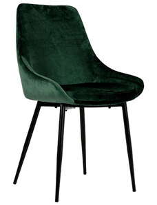 Zelená sametová jídelní židle Tenzo Lex