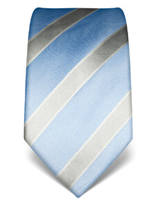 Vincenzo Boretti hedvábná kravata - pruhy modrá
