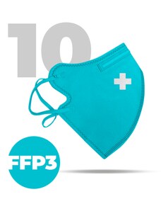 Nanolab Český bezpečný nano respirátor FFP3 modrý 10 ks