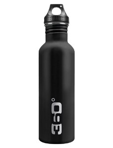 360° Stainless Single Wall Bottle 750ml Matte Black