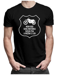 Garibald Mám rád svou motorku - pánské tričko s potiskem