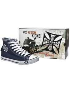 choppers-shop.cz Boty West Coast Choppers - "Converse" WCC Navy Blue- modré