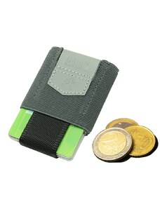 MakakaOnTheRun Vysouvací slim peněženka na karty šedá