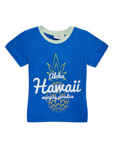Winkiki Kids Wear Chlapecké tričko Hawaii - tmavě modrá