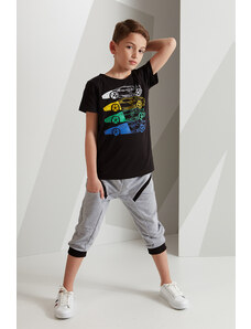 mshb&g 4 Cars Boy's T-shirt Capri Shorts Set