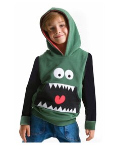 Denokids Gluttonous Hooded Boy's Sweatshirt