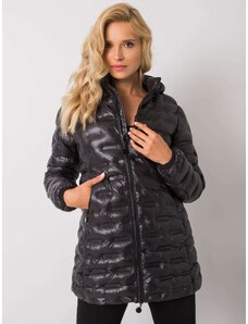 BASIC Černá dámská prošívaná zimní bunda -black