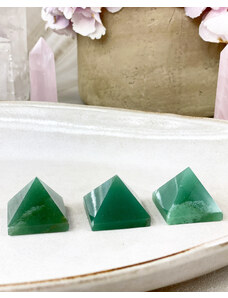 Gaia Crystal Pyramida z minerálu avanturín 3cm