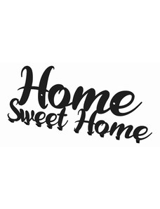 Kovový nástěnný věšák Sweet home 30x20cm černý