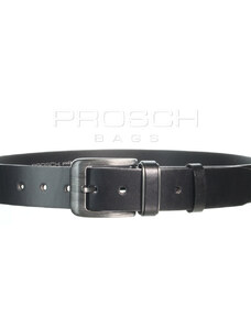 Prosch Bags Kožený pásek PROSCH BAGS jeans 02/PR01-95 černý