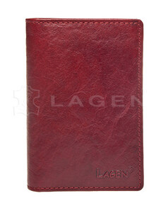 Lagen Kožená dokladovka LAGEN V-60/T červená