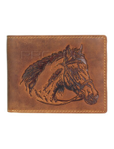 Greenburry Kožená peněženka Greenburry 1705-Horse-25 hnědá