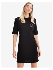 Černé dámské šaty Armani Exchange - Dámské