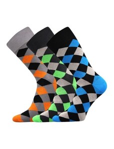 WEAREL 004 pánské ponožky barevné Lonka - KOSOČTVERCE