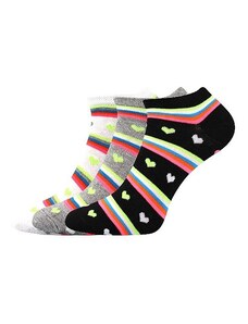 PIKI nízké barevné ponožky Boma - MIX 60