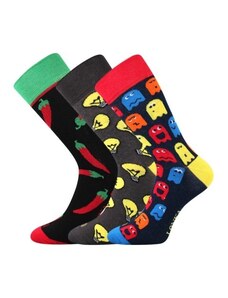 WOODOO barevné ponožky Lonka - PAPRIKA