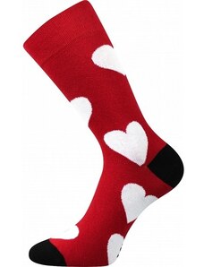 SRDCE veselé barevné ponožky Lonka - 1pár EXTRA
