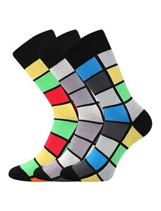 WEAREL 024 pánské ponožky barevné Lonka - KOSTKY