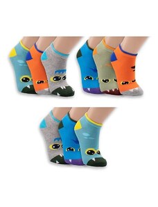 OBLUDY dětské barevné kotníkové ponožky TRENDY SOCKS