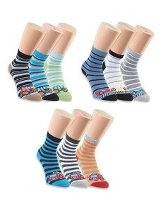 DOPRAVA dětské barevné ponožky TRENDY SOCKS