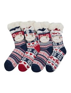 LOVE CHRISTMAS dámské dárkové spací protiskluzové ponožky Taubert