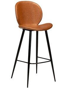 ​​​​​Dan-Form Světle hnědá vintage koženková barová židle DAN-FORM Cloud 77 cm