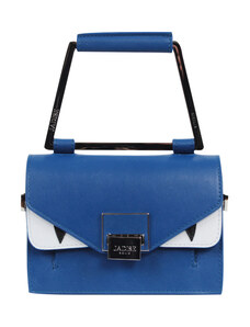 Luxusní kabelka JADISE, Lilly s hranatou rukojetí modrá
