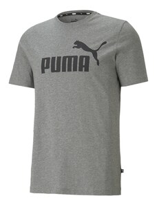 PUMA Funkční tričko 'Essential' šedý melír / černá